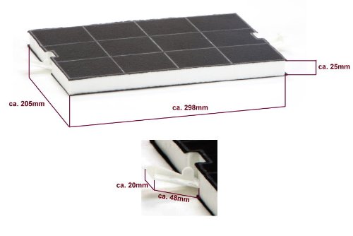 Gaggenau Koolstoffilter 00351210 / 351210 / AA001010 / KF600090