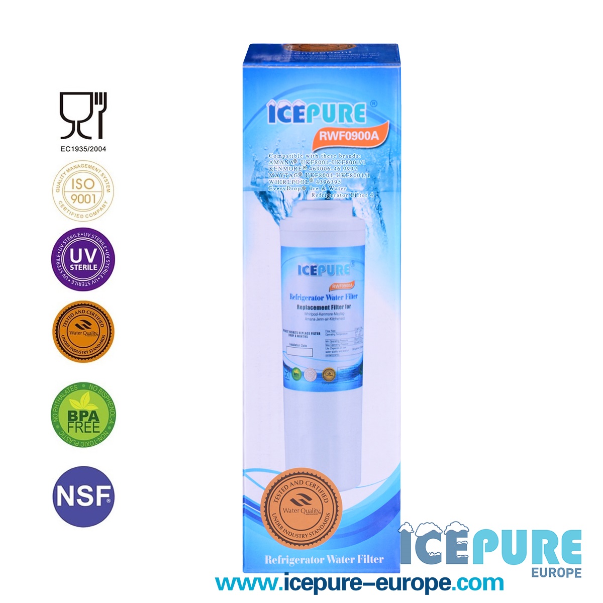 Icepure Waterfilter geschikt voor Liebherr UKF8001