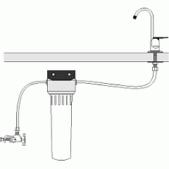 Inbouwmodel ALA-D810 Dubbele Keramische Filter Systeem Anti-Kalk W9380010