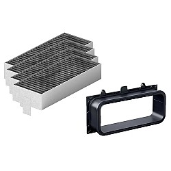 Alapure CleanAir Koolstoffilterset geschikt voor Bosch 17007113 / HEZ9VRUD0