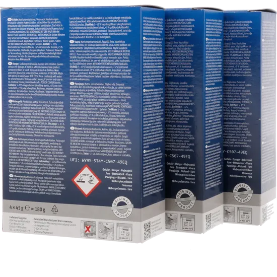 Alapure Machinereiniger voor vaatwassers geschikt voor Bosch 00312485 - 12x50g