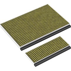 Alapure CleanAir Plus Koolstoffilter geschikt voor Bosch 17005388 / DWZ1AF1B6 (set)