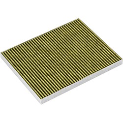 Alapure CleanAir Plus Koolstoffilter geschikt voor Bosch 11034226 / 17004035 / DIZ1JX1B6 (3 St.)