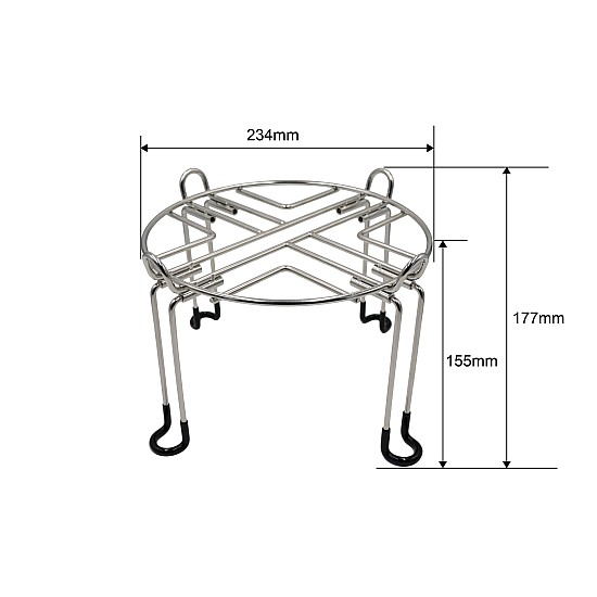 British Berkefeld Deluxe RVS Standaard van Alapure OWF022