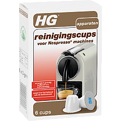 HG reinigingscups voor Nespresso machines