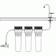 Inbouwmodel WFS-D820C Triple Keramische Filter Systeem HIP3