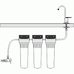 Inbouwmodel WFS-D820C Triple Keramische Filter Systeem HIP3