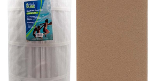 Replacement Filter Cartridge For Unicel C-8409 / Hayward C900 Pool Filter - 4" Holes, 12 Month