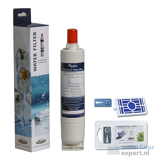 Whirlpool Waterfilter & Luchtfilter SBS200 / ANT001 (set) Whirlpool Waterfilter & Luchtfilter SBS200 / ANT001 (set)
