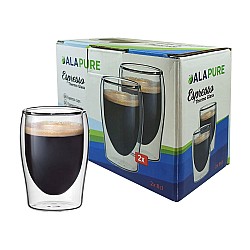Alapure Dubbelwandige Espresso Thermoglazen ALA-GLS11