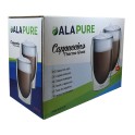 Alapure Scanpart Dubbelwandige Cappuccino Thermoglazen