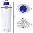 Alapure Waterfilter geschikt voor Delonghi DLSC002 / SER3017