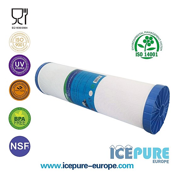 20inch Big Blue GAC Koolstof Waterfilter van Icepure ICP-GAC20BB
