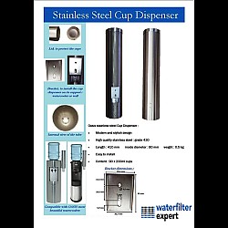 RVS Bekerhouder / RVS Bekerdispenser 