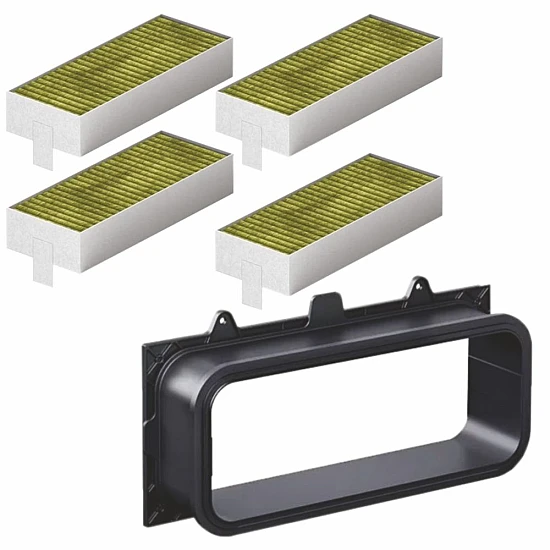Alapure CleanAir Koolstoffilterset geschikt voor Gaggenau 17007113 / CA082010 Alapure CleanAir Koolstoffilterset geschikt voor Gaggenau 17007113 / CA082010