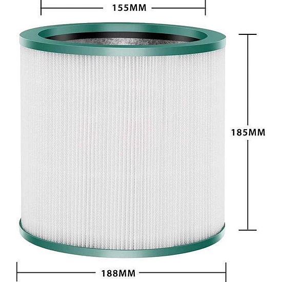 Alapure HEPA-filter geschikt voor Dyson TP03 / TP02 / TP01 / BP01 / 967089-17 Alapure HEPA-filter geschikt voor Dyson TP03 / TP02 / TP01 / BP01 / 967089-17