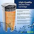 Alapure Waterfilter geschikt voor ZeroWater CWF1003 / 8-Pack Alapure Waterfilter geschikt voor ZeroWater CWF1003 / 8-Pack