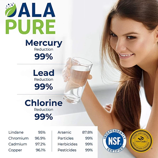 Alapure Waterfilter geschikt voor ZeroWater CWF1003 / 8-Pack Alapure Waterfilter geschikt voor ZeroWater CWF1003 / 8-Pack
