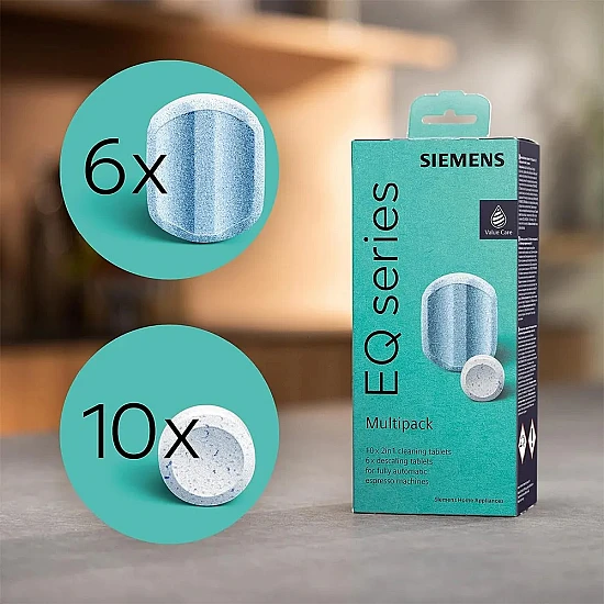Siemens EQ Series Multipack Ontkalkings- en Reinigingstabletten TZ80003A / 00312291