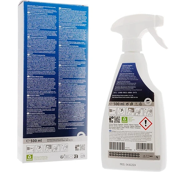 Gaggenau Reinigingsgelspray geschikt voor ovens 00312482 (500 ml) Gaggenau Reinigingsgelspray geschikt voor ovens 00312482 (500 ml)