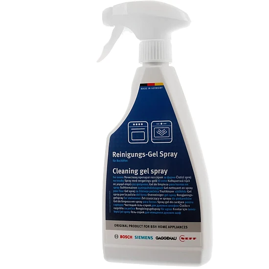 Gaggenau Reinigingsgelspray geschikt voor ovens 00312482 (500 ml) Gaggenau Reinigingsgelspray geschikt voor ovens 00312482 (500 ml)