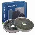 Alapure Koolstoffilter geschikt voor Beko KF971100007 / KF9189204771 (2 St.)