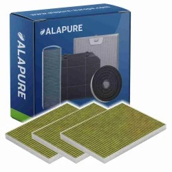 Alapure HFK041 CleanAir Plus Koolstoffilter geschikt voor 11034226 / 17004035 / DIZ1JX1B6 / 17004041 / LZ21JXB16 (3 St.)