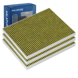 Alapure HFK041 CleanAir Plus Koolstoffilter geschikt voor 11034226 / 17004035 / DIZ1JX1B6 / 17004041 / LZ21JXB16 (3 St.)