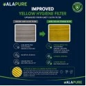 Alapure CleanAir Koolstoffilter geschikt voor Bosch 17007505 / HEZ9VRCR0 met Anti-Fish
