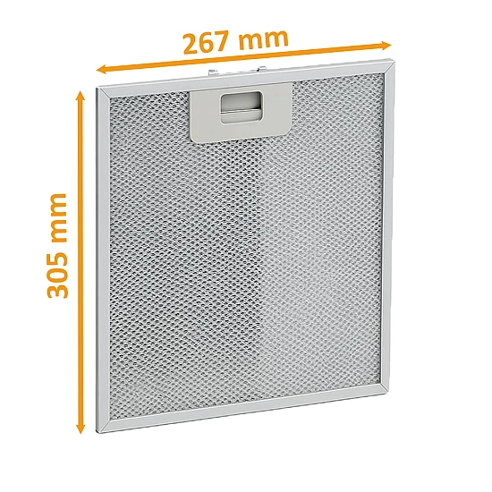 Alapure Metaalfilter geschikt voor AEG 4055250429 304x267x9mm