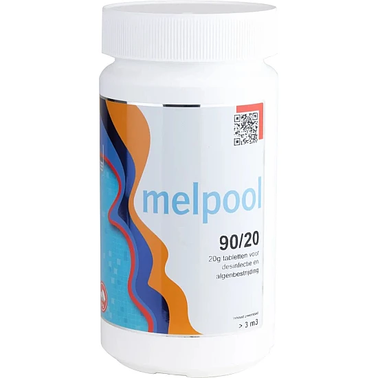 Melpool 90/20 Chloortabletten 741100 (1kg) Melpool 90/20 Chloortabletten 741100 (1kg)