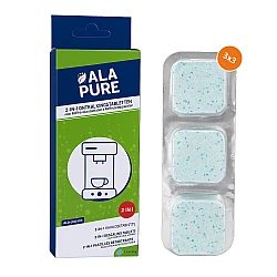 Alapure 2 in 1 Ontkalkingstabletten geschikt voor Jura 61848 (3x3 St.)