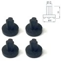 Alapure Dopjes voor Pannendrager (4 stuks) 481246368017