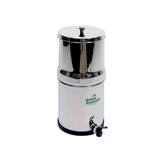 British Berkefeld RVS maxi / W9361151 met Ultra Sterasyl 12 liter British Berkefeld RVS maxi / W9361151 met Ultra Sterasyl 12 liter