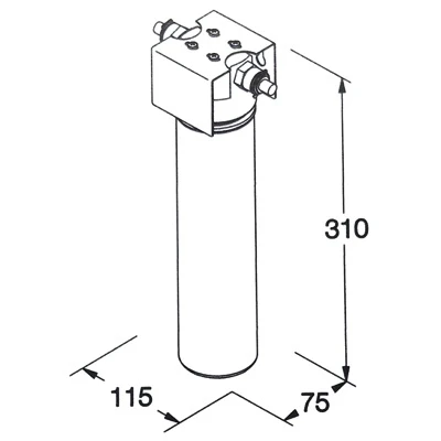 FT-line 1 Inbouw Waterfiltersysteem