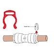 Veiligheidsclip Voor 1/4 inch Slangen Veiligheidsclip Voor 1/4 inch Slangen
