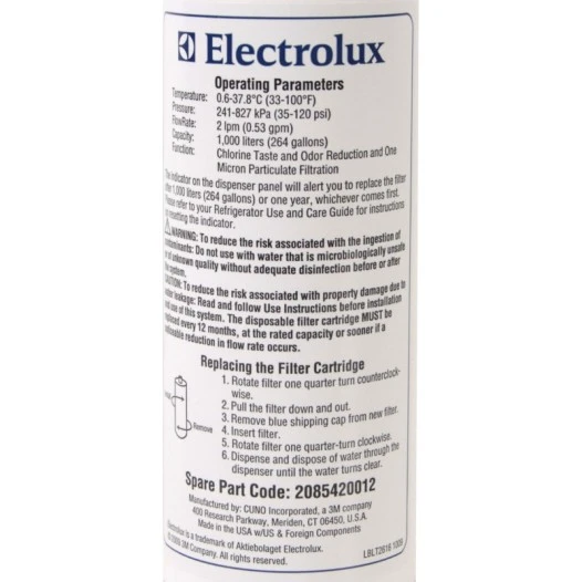 Arthur Martin Waterfilter 2085420012