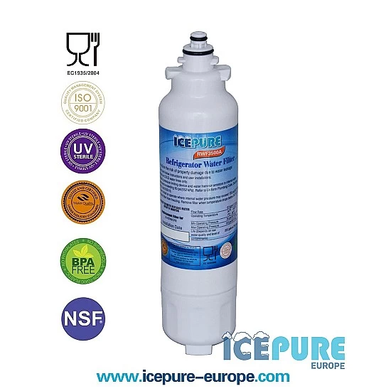 Icepure Waterfilter geschikt voor LG ADQ73613401 LT800P Icepure Waterfilter geschikt voor LG ADQ73613401 LT800P