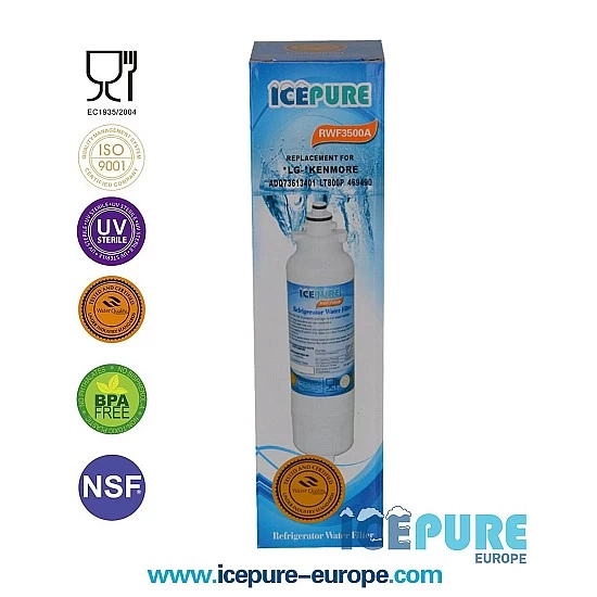 Icepure Waterfilter geschikt voor LG ADQ73613401 LT800P Icepure Waterfilter geschikt voor LG ADQ73613401 LT800P