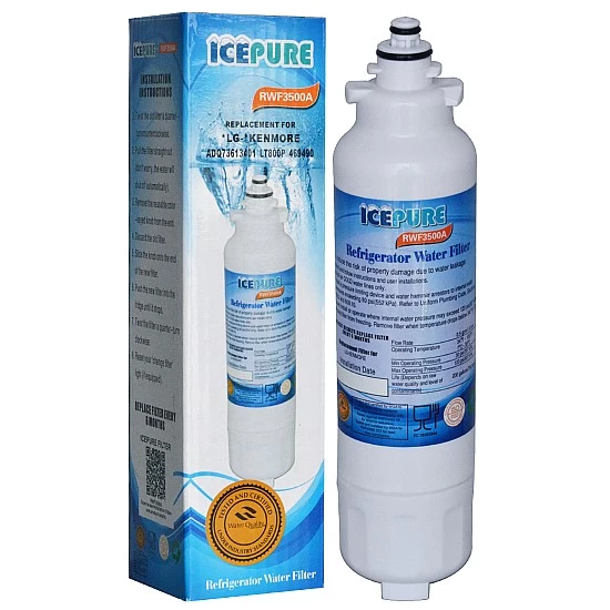 Icepure Waterfilter geschikt voor LG ADQ73613401 LT800P Icepure Waterfilter geschikt voor LG ADQ73613401 LT800P