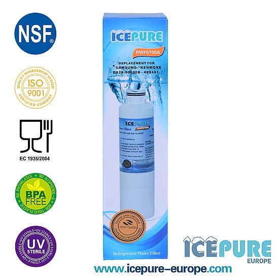 Icepure RWF0700A Waterfilter (incl. dubbele O-Ring) Icepure RWF0700A Waterfilter (incl. dubbele O-Ring)