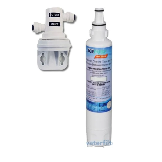 Icepure Waterfilter WFC2500A en Filterkop voor AP2-C405-G