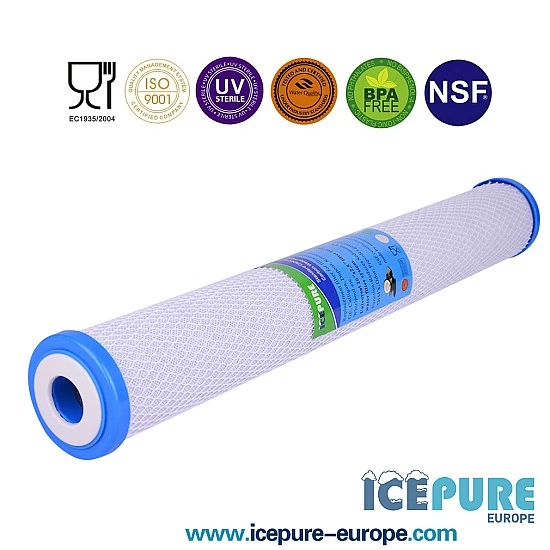 Alapure 20 inch Koolstoffilter - Carbon Blok ALA-CTO20-05 Alapure 20 inch Koolstoffilter - Carbon Blok ALA-CTO20-05