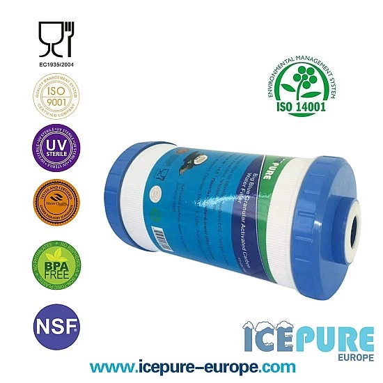 Alapure 10inch Big Blue GAC Koolstof Waterfilter ALA-GAC10BB Alapure 10inch Big Blue GAC Koolstof Waterfilter ALA-GAC10BB