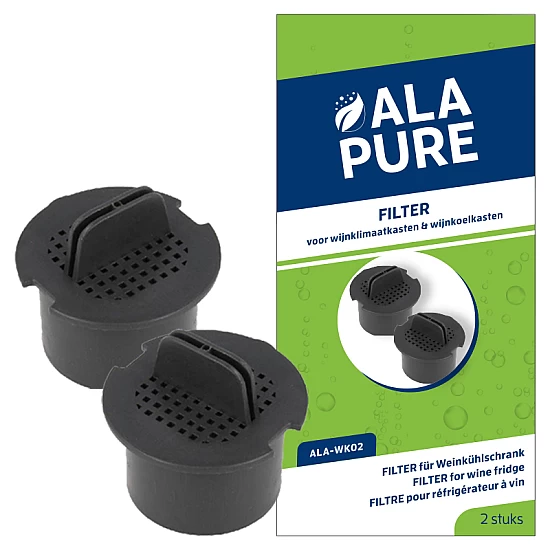 Miele Wijnklimaatkast Filter 9447050 van Alapure ALA-WK02 (2 St.) Miele Wijnklimaatkast Filter 9447050 van Alapure ALA-WK02 (2 St.)