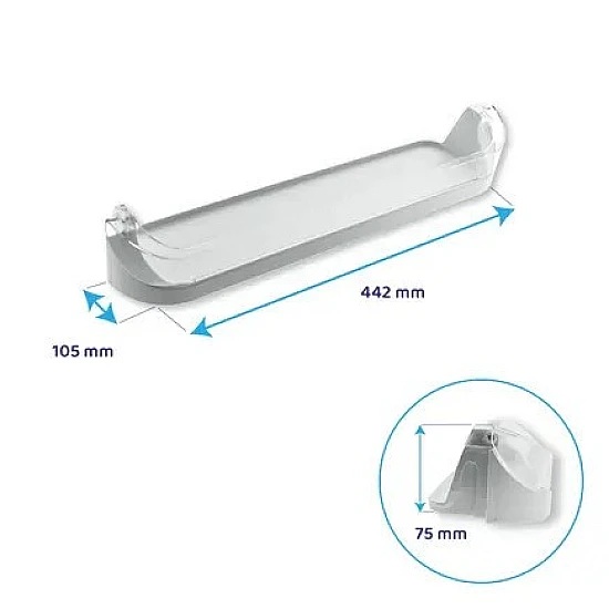 Indesit Koelkast Flessenbak 442x105mm / C00283254