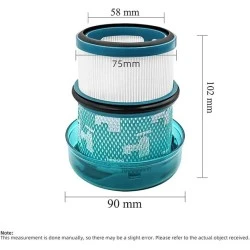 Alapure HEPA-filter geschikt voor Dyson V16 Piston Animal / 974676-01