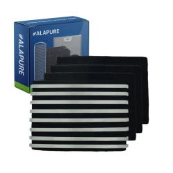 Alapure Longlife Koolstoffilter geschikt voor Faber 112.0471.609 / FLL18-120 (4St.)