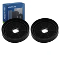 Alapure OdourClean Koolstoffilter geschikt voor Zanussi ZHB62670XA / ZHB92670XA (2st.)