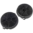 Alapure Koolstoffilter geschikt voor Beko KF9189387005 / 15596 (2st.) Alapure Koolstoffilter geschikt voor Beko KF9189387005 / 15596 (2st.)